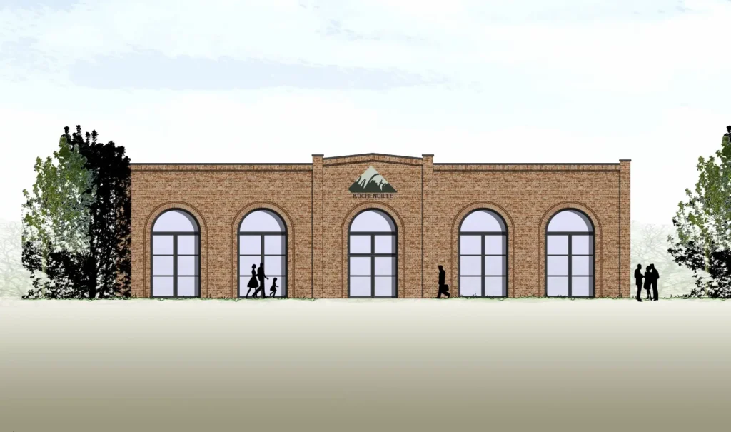 Woesten Küchen Ansicht Küchendiele aussen